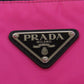 PRADA Tote Bag Nylon pink 2WAY Women Used Authentic