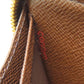 LOUIS VUITTON Long Wallet Purse N61728 Damier canvas Brown Portonet Zip Women Used Authentic