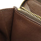 LOUIS VUITTON Long Wallet Purse N61728 Damier canvas Brown Portonet Zip Women Used Authentic