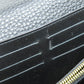 LOUIS VUITTON Long Wallet Purse N90129 Taurillon Clemence Leather black Portefeuille Capsine Women Used Authentic