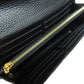 LOUIS VUITTON Long Wallet Purse N90129 Taurillon Clemence Leather black Portefeuille Capsine Women Used Authentic