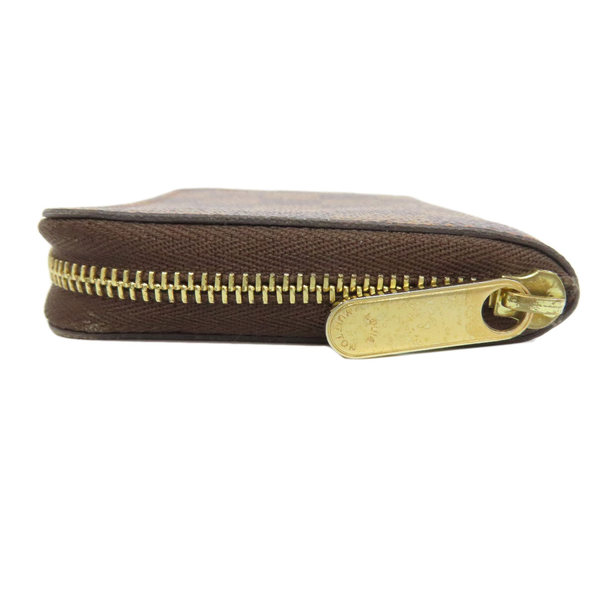 LOUIS VUITTON Coin case N63070 Damier canvas Brown Zippy coin purse Women(Unisex) Used Authentic