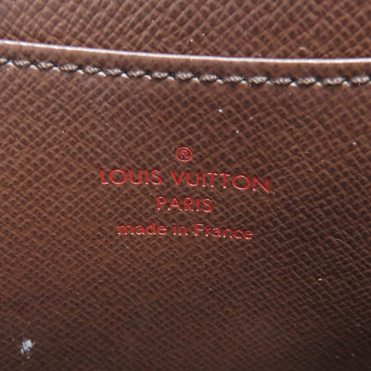 LOUIS VUITTON Coin case N63070 Damier canvas Brown Zippy coin purse Women(Unisex) Used Authentic