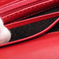 GUCCI Long Wallet Purse 476084 leather Red Sylvie Continental Women Used Authentic