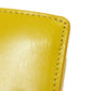BALENCIAGA Bifold Wallet 529098 leather yellow logo Tri-fold Wallet Women Used Authentic