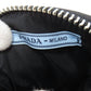 PRADA Hip bag Nylon black logoMetal Women Used Authentic