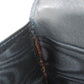 CHANEL Long Wallet Purse Grained Calfskin Skin black COCO Mark Gold Metal Women Used Authentic