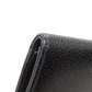CHANEL Long Wallet Purse Grained Calfskin Skin black COCO Mark Gold Metal Women Used Authentic