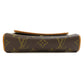 LOUIS VUITTON Hip bag M51855 Monogram canvas Brown Pochette Florentine Women Used Authentic