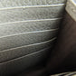 GUCCI Long Wallet Purse 510314 leather gray Outlet Chain Wallet Interlocking G Women Used Authentic