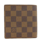 LOUIS VUITTON Bifold Wallet N61675 Damier canvas Brown Portefeuille�EMarco mens Used Authentic