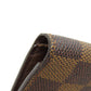 LOUIS VUITTON Bifold Wallet N61675 Damier canvas Brown Portefeuille�EMarco mens Used Authentic