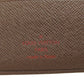 LOUIS VUITTON Bifold Wallet N61675 Damier canvas Brown Portefeuille�EMarco mens Used Authentic