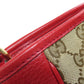 GUCCI Handbag 449241 canvas Red Outlet GG 2WAY Women Used Authentic