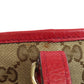 GUCCI Handbag 449241 canvas Red Outlet GG 2WAY Women Used Authentic