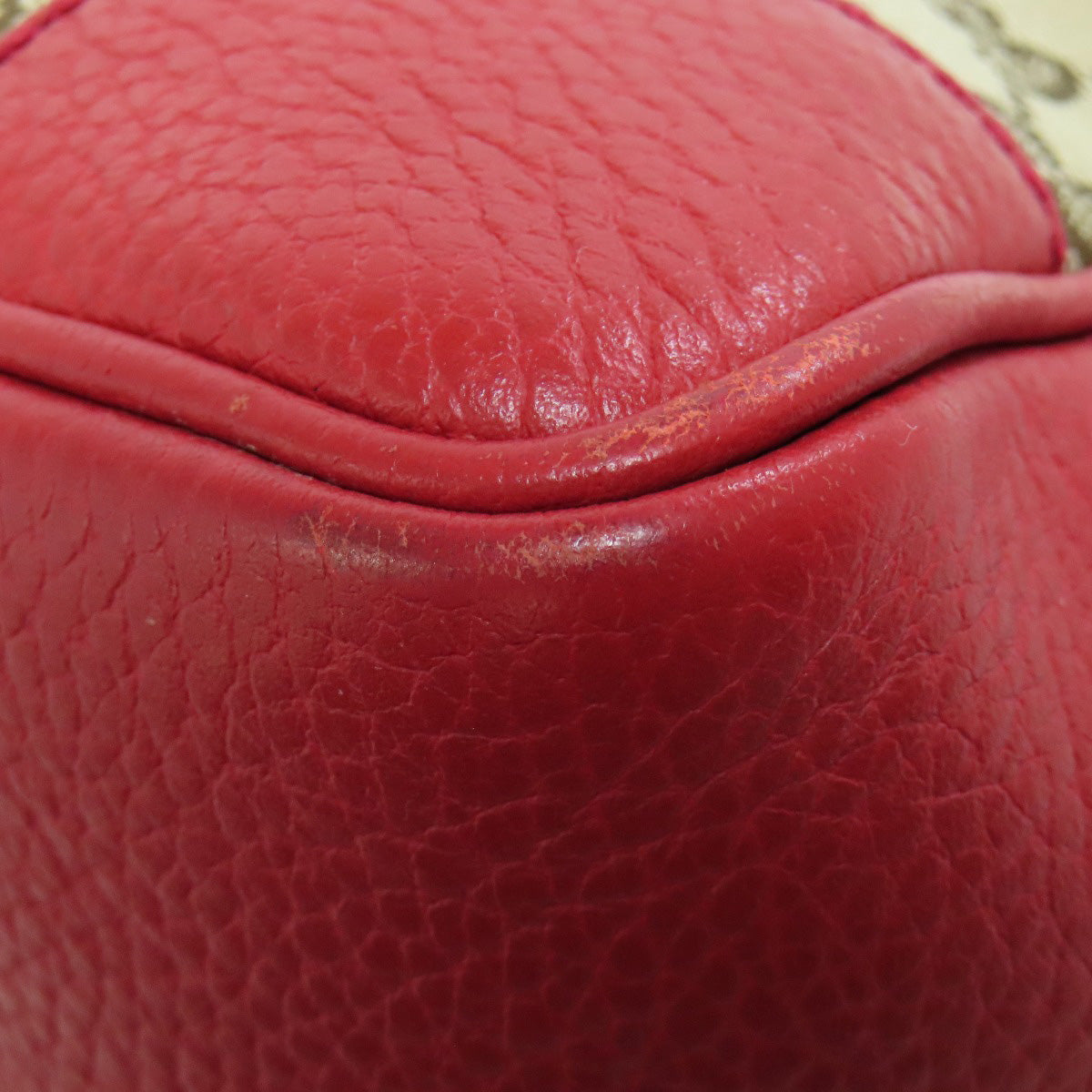 GUCCI Handbag 449241 canvas Red Outlet GG 2WAY Women Used Authentic
