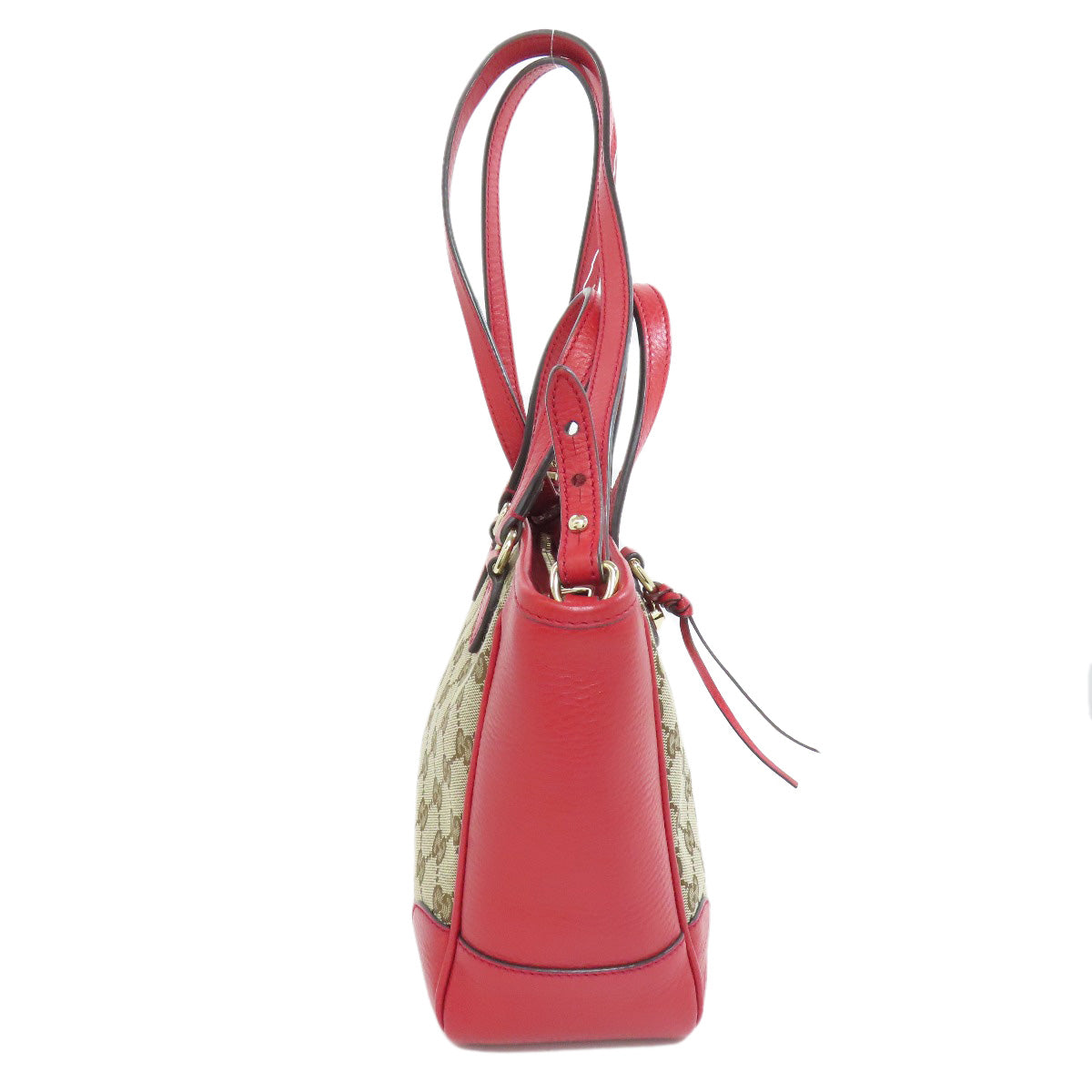 GUCCI Handbag 449241 canvas Red Outlet GG 2WAY Women Used Authentic