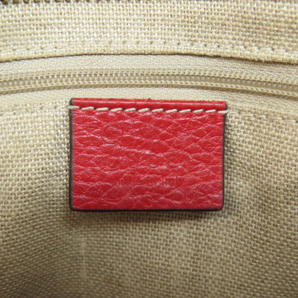 GUCCI Handbag 449241 canvas Red Outlet GG 2WAY Women Used Authentic