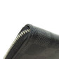LOUIS VUITTON Coin case N63076 Damier canvas black Zippy coin purse mens(Unisex) Used Authentic