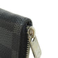 LOUIS VUITTON Coin case N63076 Damier canvas black Zippy coin purse mens(Unisex) Used Authentic