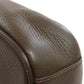 BURBERRY Shoulder Bag leather Brown logo Women Used Authentic