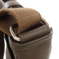 BURBERRY Shoulder Bag leather Brown logo Women Used Authentic