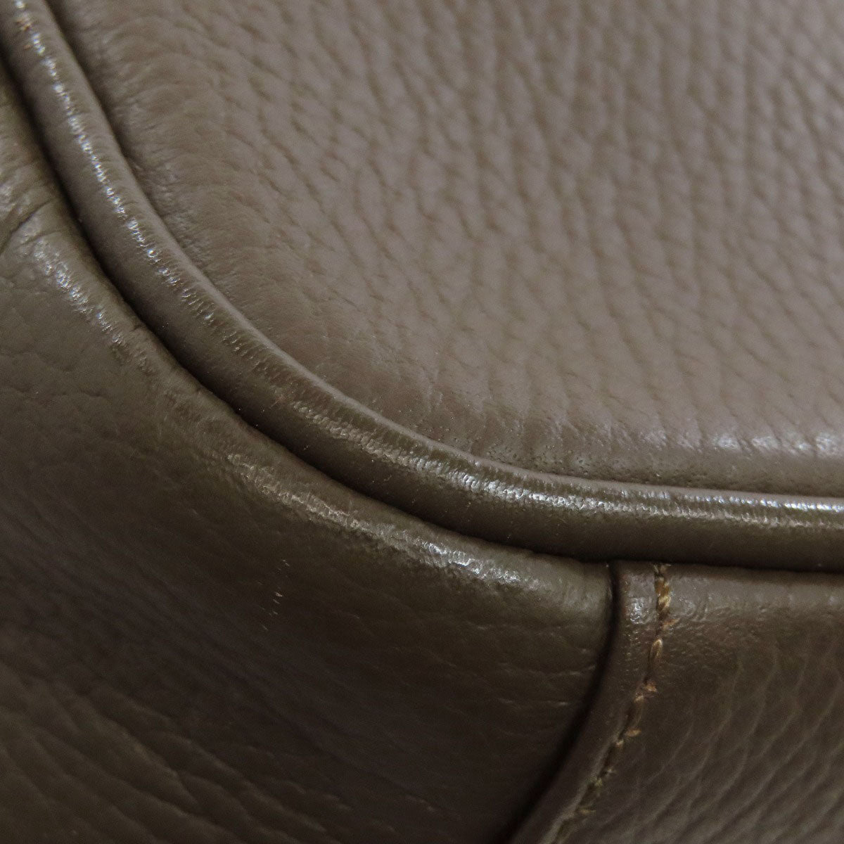 BURBERRY Shoulder Bag leather Brown logo Women Used Authentic