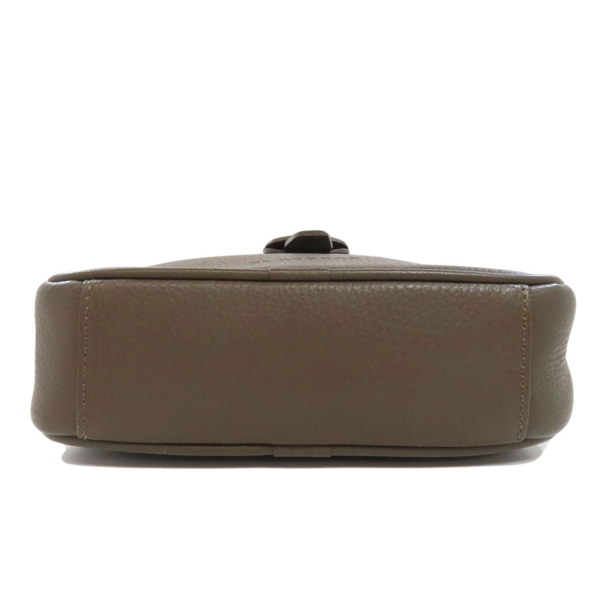BURBERRY Shoulder Bag leather Brown logo Women Used Authentic