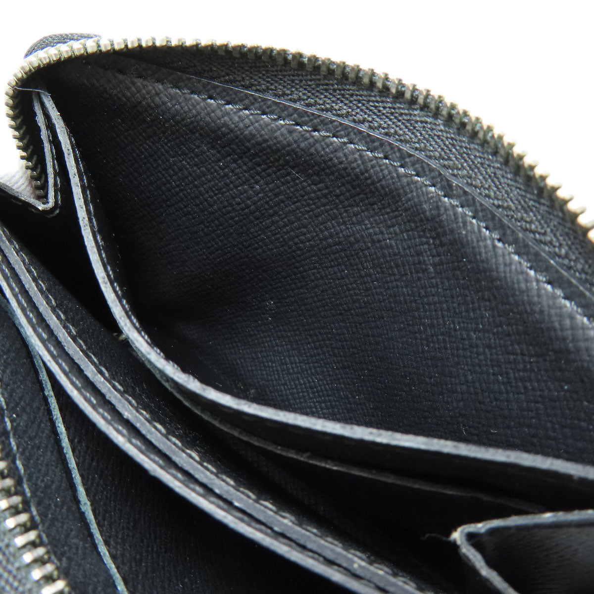 LOUIS VUITTON Coin case N63076 Damier canvas gray Zippy coin purse mens Used Authentic