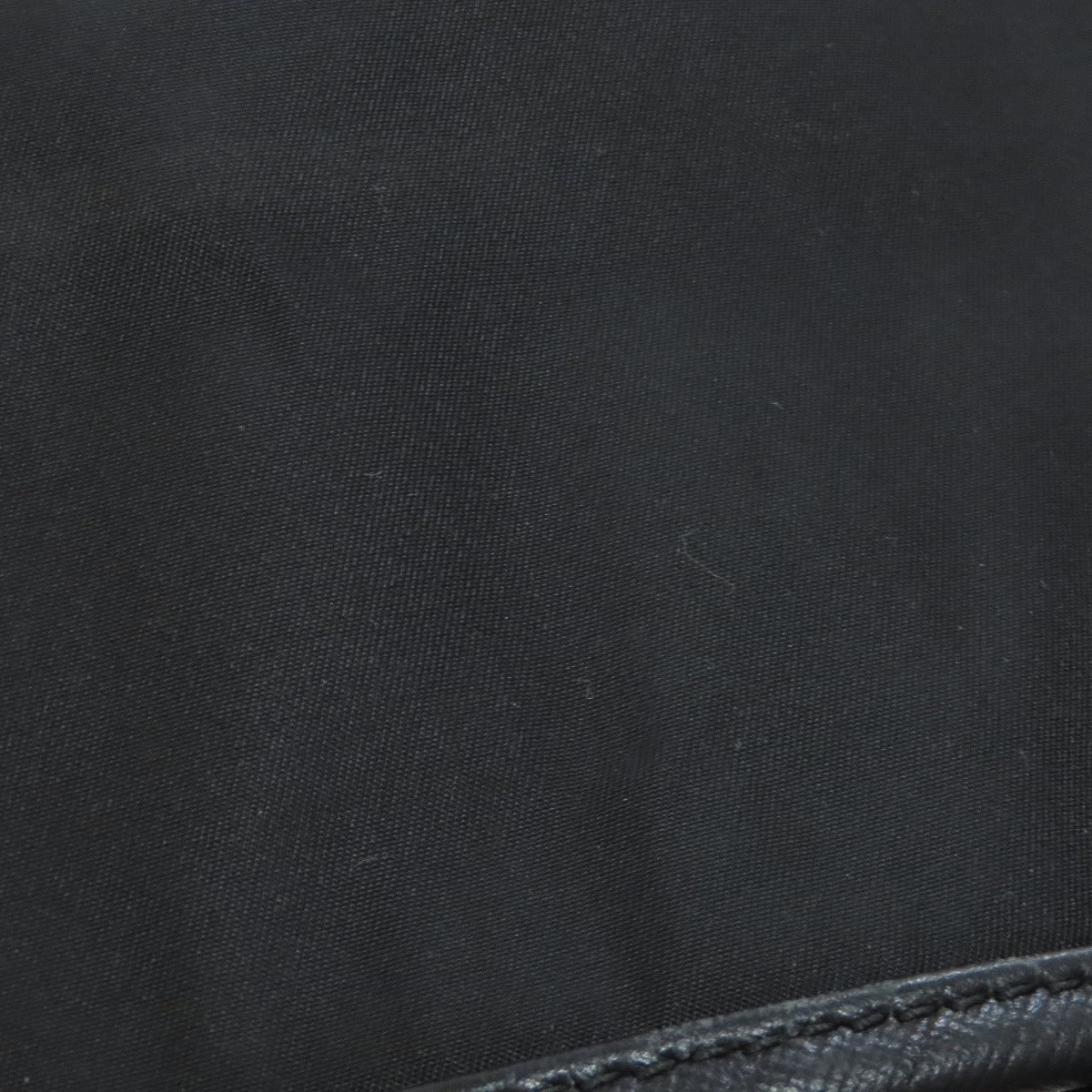 PRADA Shoulder Bag Nylon black logoMetal Women Used Authentic