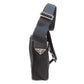 PRADA Shoulder Bag Nylon black logoMetal Women Used Authentic