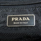 PRADA Shoulder Bag Nylon black logoMetal Women Used Authentic