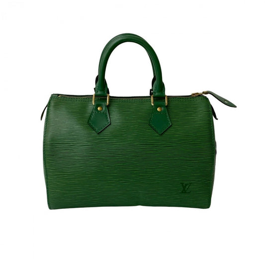 LOUIS VUITTON Handbag Epi Leather green Epi Speedy 25
