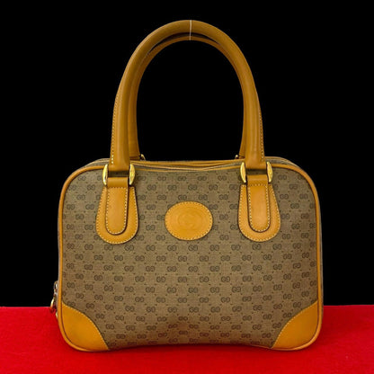 GUCCI Handbag leather Brown