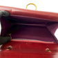 CELINE Handbag Calfskin wine-red