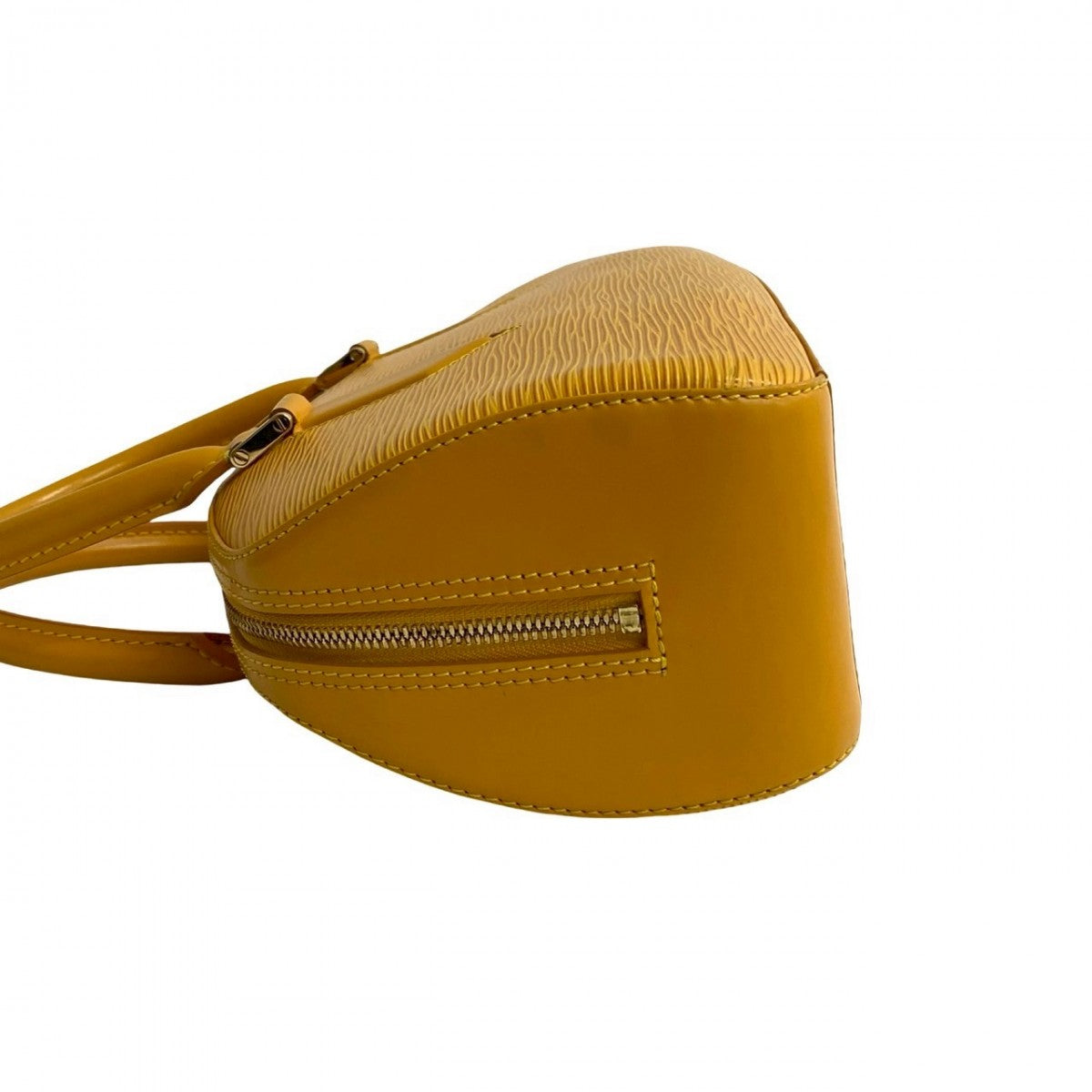 LOUIS VUITTON Handbag leather yellow Epi jasmine