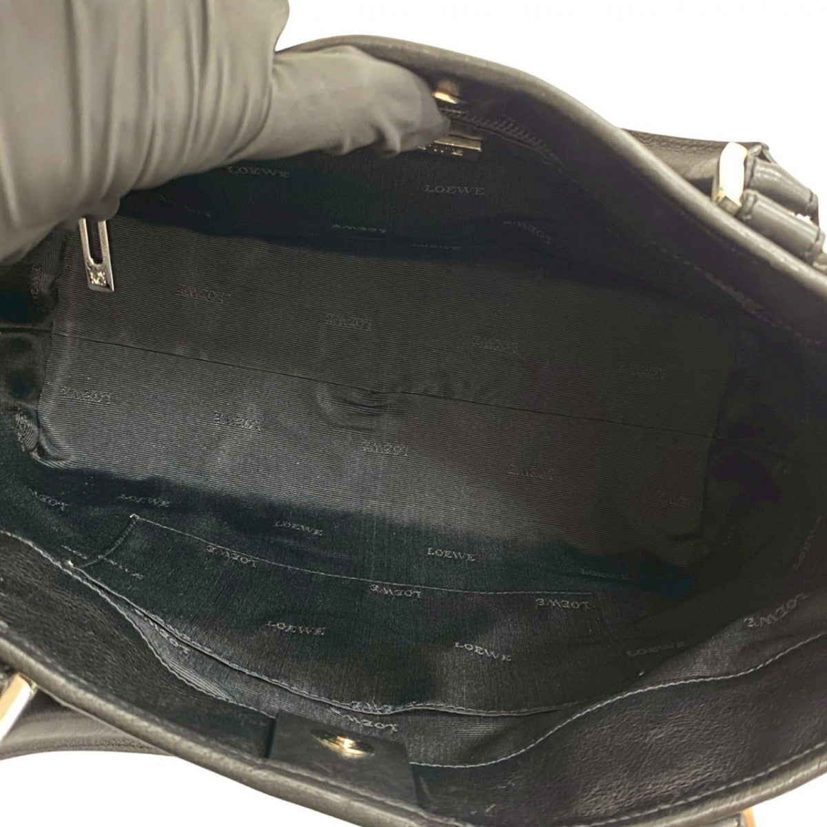 LOEWE Handbag leather black