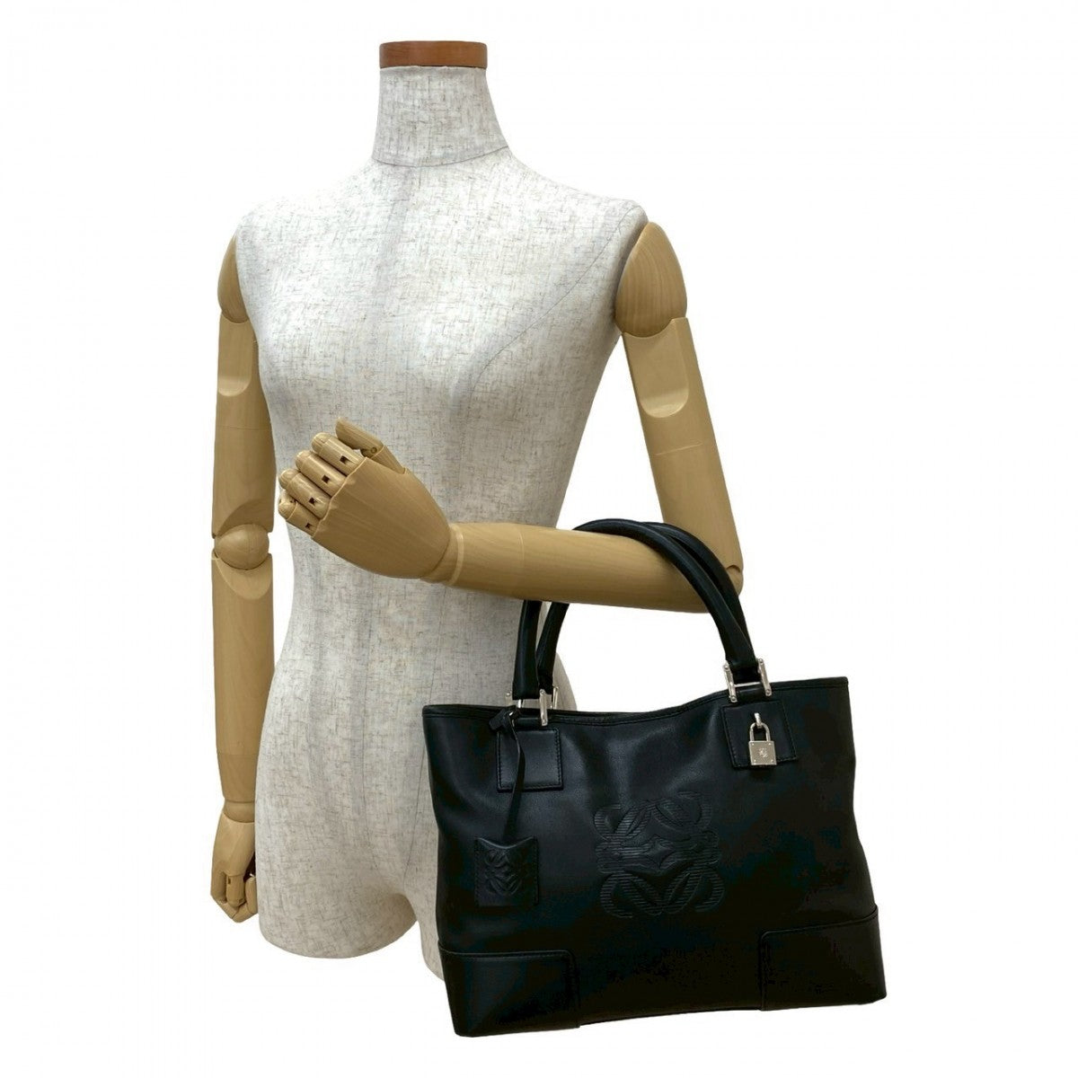 LOEWE Handbag leather black