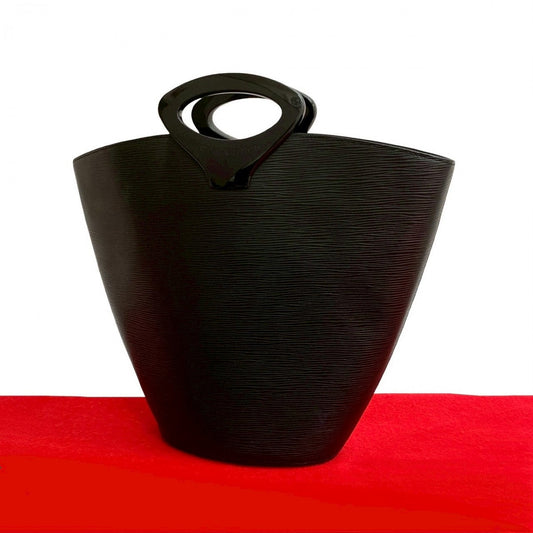 LOUIS VUITTON Handbag leather black Epi Noctumble