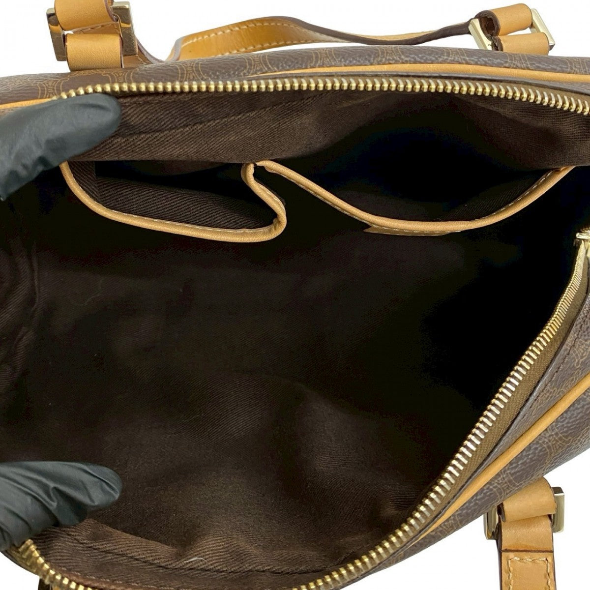 CELINE Handbag leather Brown