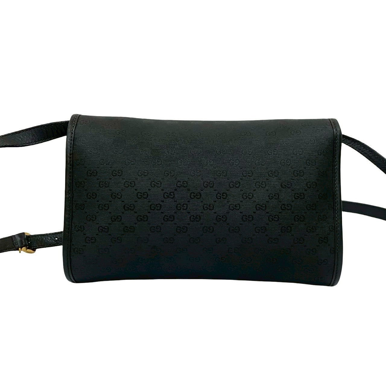 GUCCI Shoulder Bag leather black
