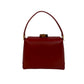 GUCCI Handbag Calfskin Red Bamboo