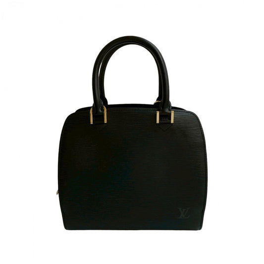LOUIS VUITTON Handbag Epi Leather black Epi Ponneuf