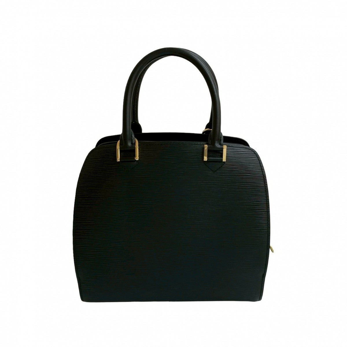 LOUIS VUITTON Handbag Epi Leather black Epi Ponneuf