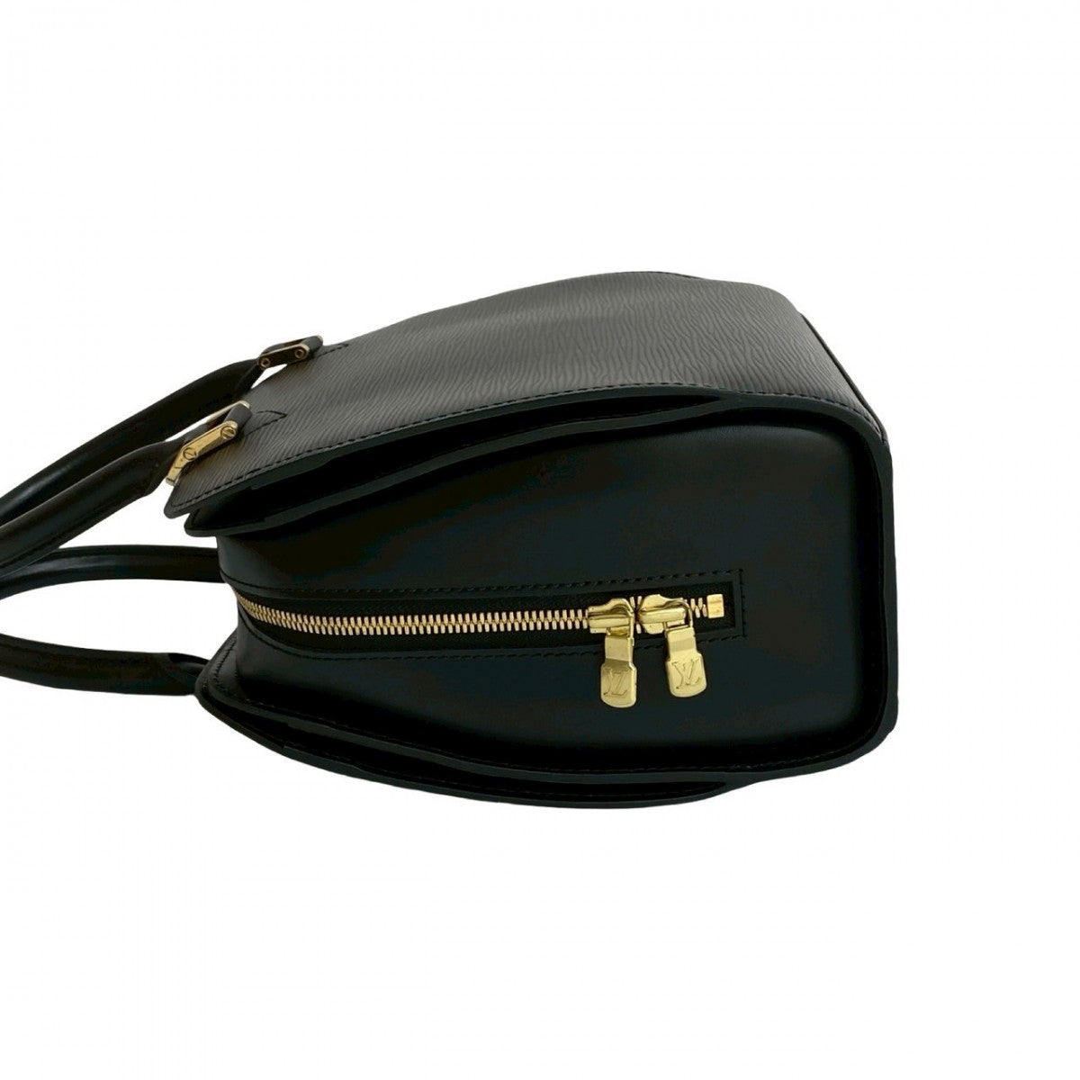 LOUIS VUITTON Handbag Epi Leather black Epi Ponneuf