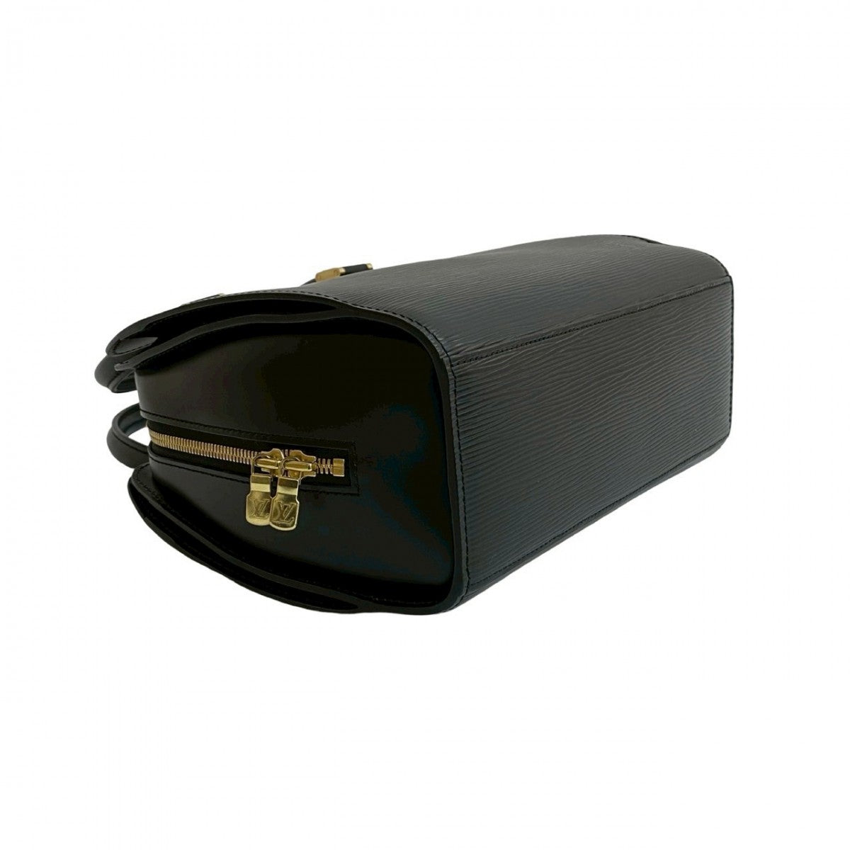 LOUIS VUITTON Handbag Epi Leather black Epi Ponneuf