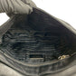 PRADA Shoulder Bag leather black