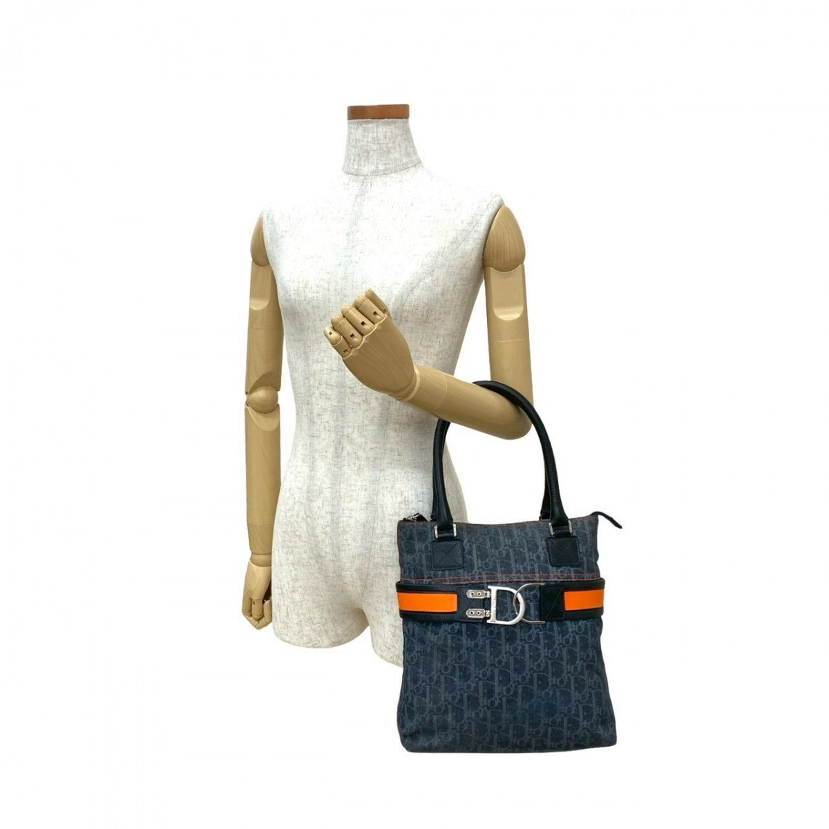 Dior Handbag denim Navy Dior Flight