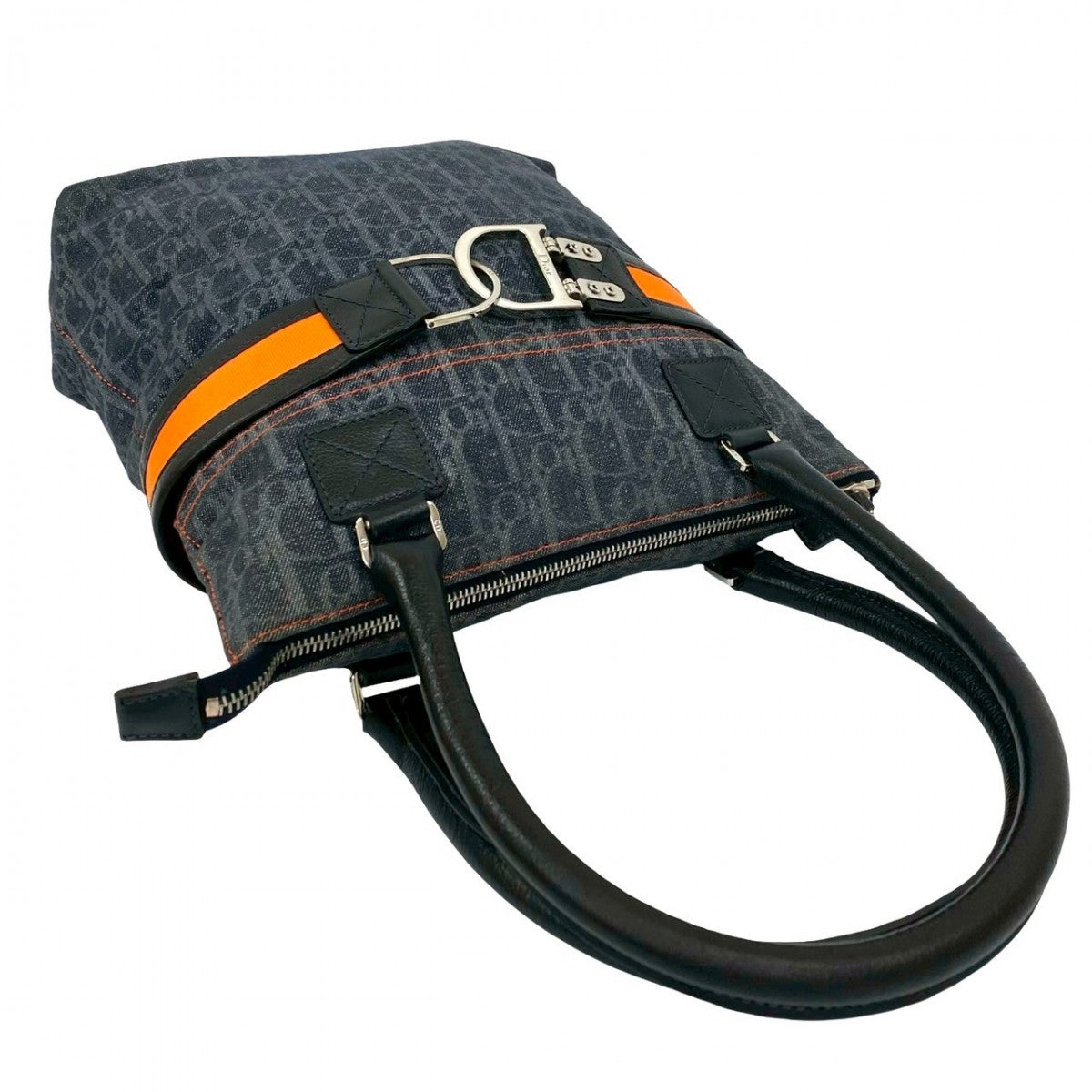 Dior Handbag denim Navy Dior Flight