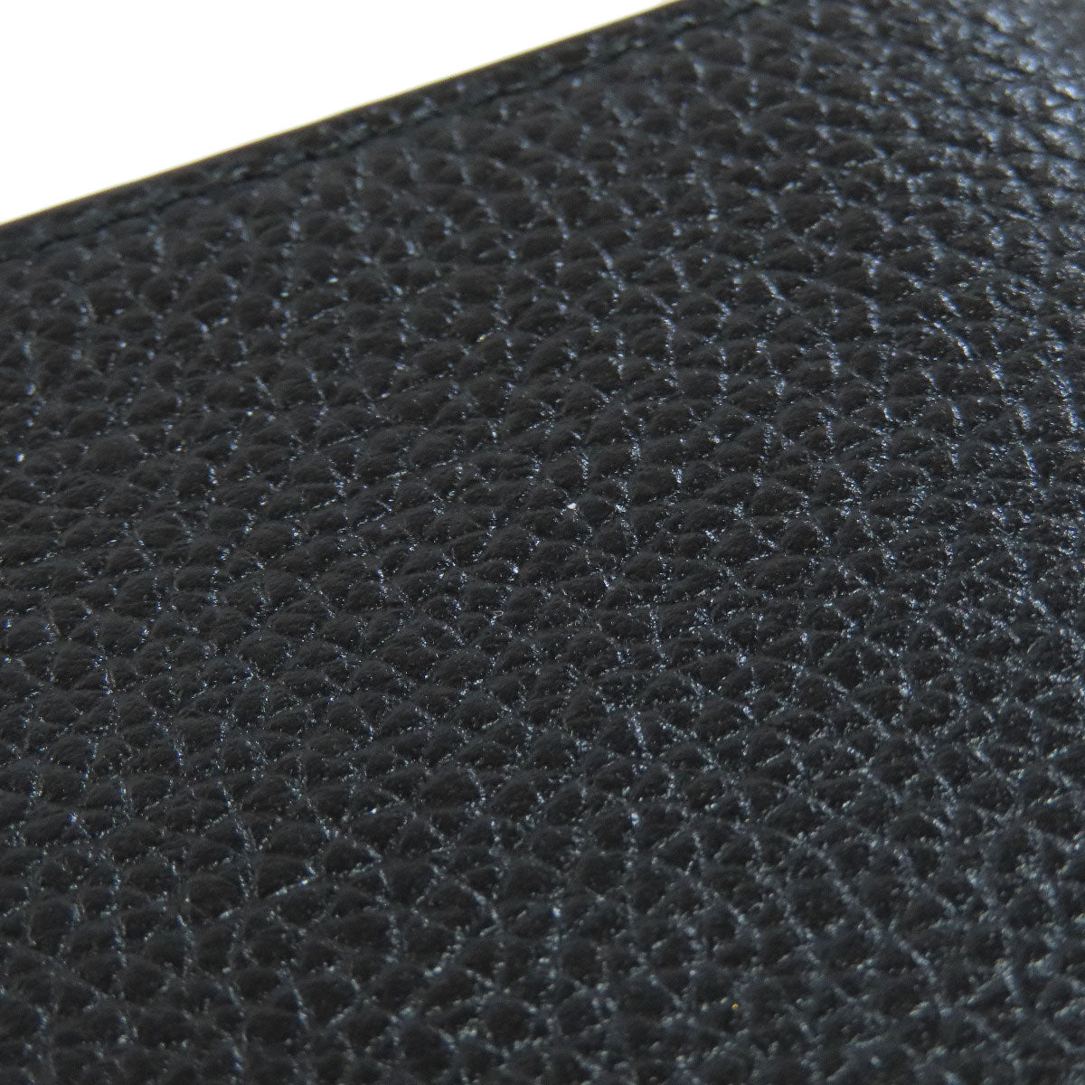 BALENCIAGA Bifold Wallet 594315 leather black logo mens Used Authentic
